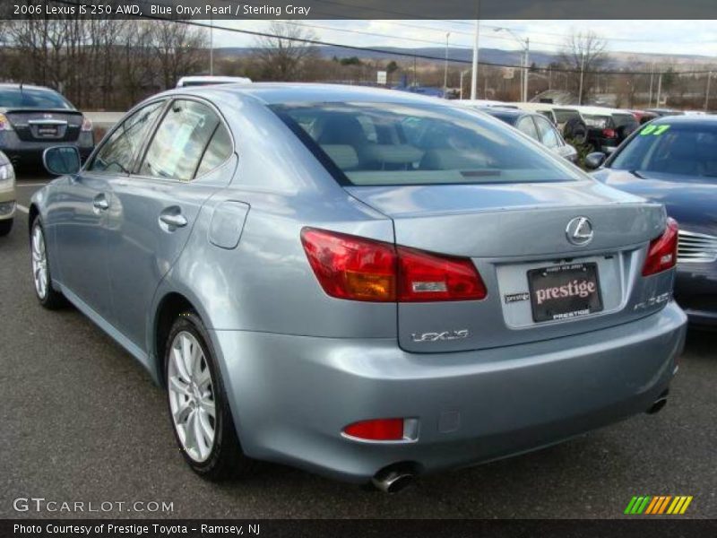 Blue Onyx Pearl / Sterling Gray 2006 Lexus IS 250 AWD