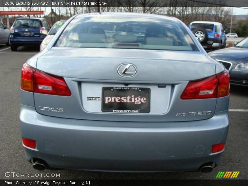 Blue Onyx Pearl / Sterling Gray 2006 Lexus IS 250 AWD