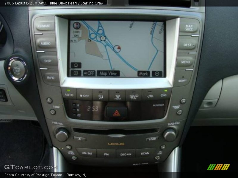 Blue Onyx Pearl / Sterling Gray 2006 Lexus IS 250 AWD