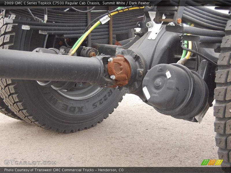 Summit White / Dark Pewter 2009 GMC C Series Topkick C7500 Regular Cab Chassis