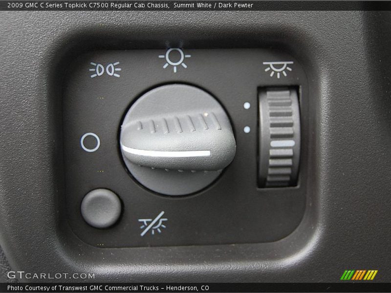 Summit White / Dark Pewter 2009 GMC C Series Topkick C7500 Regular Cab Chassis