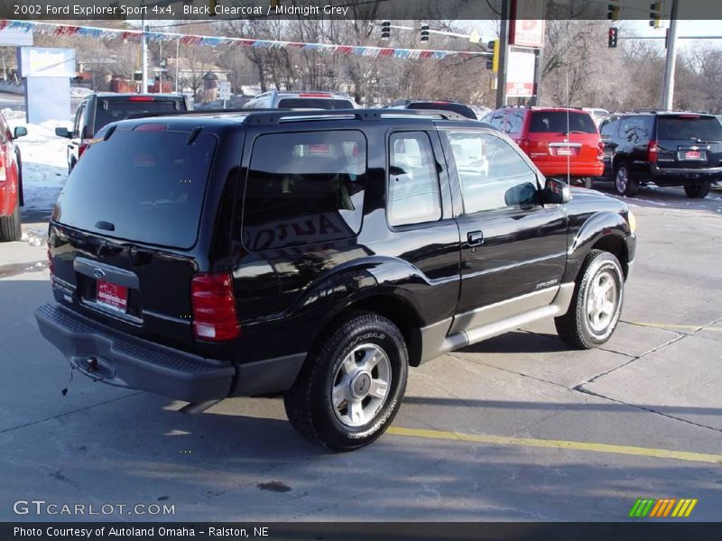 Black Clearcoat / Midnight Grey 2002 Ford Explorer Sport 4x4