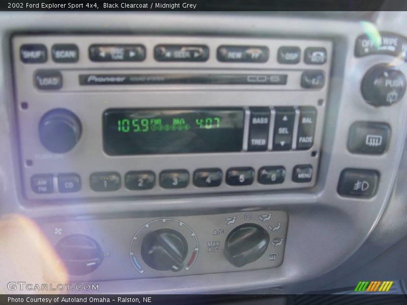 Black Clearcoat / Midnight Grey 2002 Ford Explorer Sport 4x4