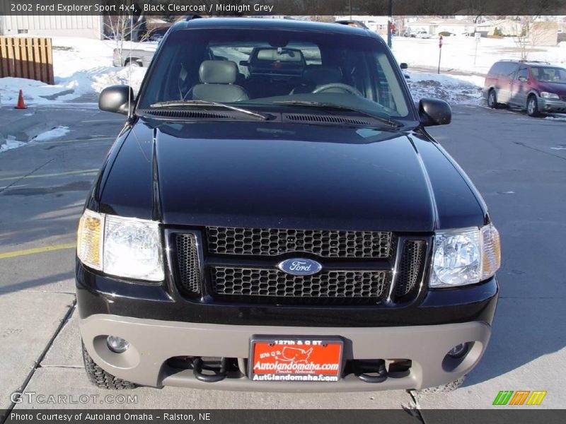 Black Clearcoat / Midnight Grey 2002 Ford Explorer Sport 4x4