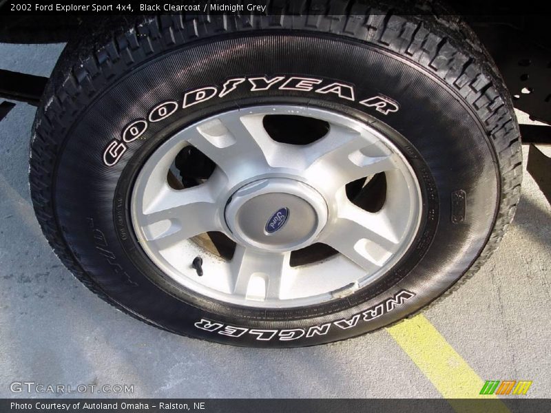 Black Clearcoat / Midnight Grey 2002 Ford Explorer Sport 4x4