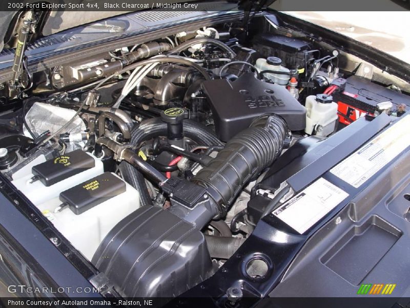 Black Clearcoat / Midnight Grey 2002 Ford Explorer Sport 4x4