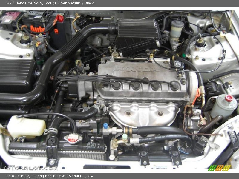 Vouge Silver Metallic / Black 1997 Honda del Sol S