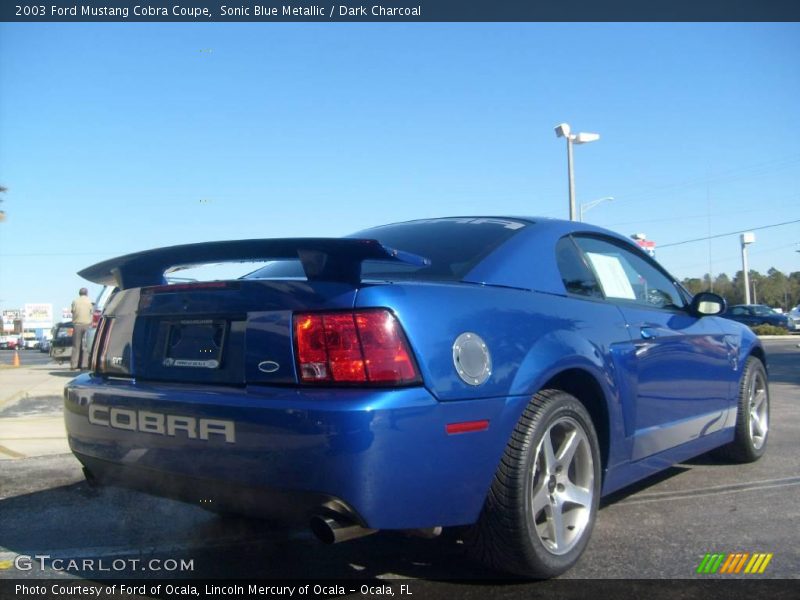 Sonic Blue Metallic / Dark Charcoal 2003 Ford Mustang Cobra Coupe