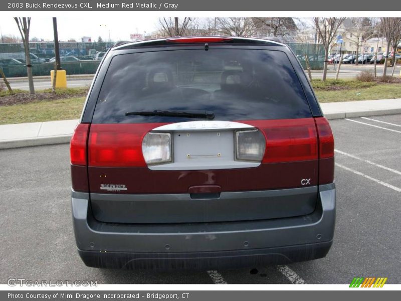 Medium Red Metallic / Gray 2003 Buick Rendezvous CXL