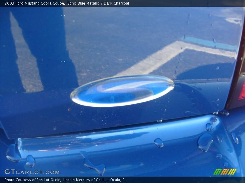Sonic Blue Metallic / Dark Charcoal 2003 Ford Mustang Cobra Coupe