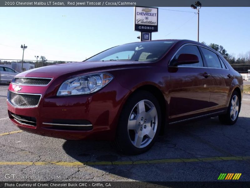 Red Jewel Tintcoat / Cocoa/Cashmere 2010 Chevrolet Malibu LT Sedan