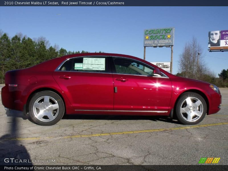 Red Jewel Tintcoat / Cocoa/Cashmere 2010 Chevrolet Malibu LT Sedan