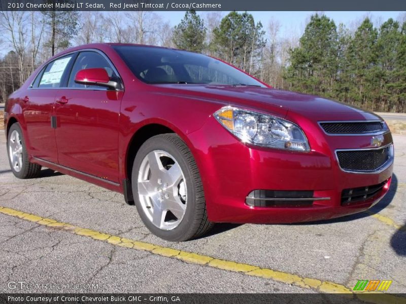 Red Jewel Tintcoat / Cocoa/Cashmere 2010 Chevrolet Malibu LT Sedan