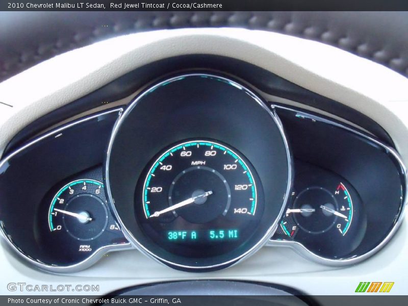 Red Jewel Tintcoat / Cocoa/Cashmere 2010 Chevrolet Malibu LT Sedan