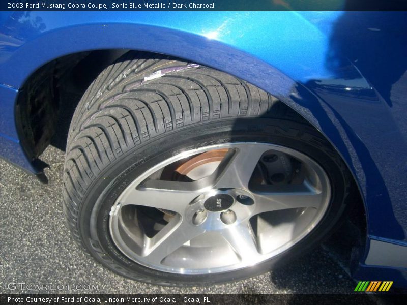 Sonic Blue Metallic / Dark Charcoal 2003 Ford Mustang Cobra Coupe
