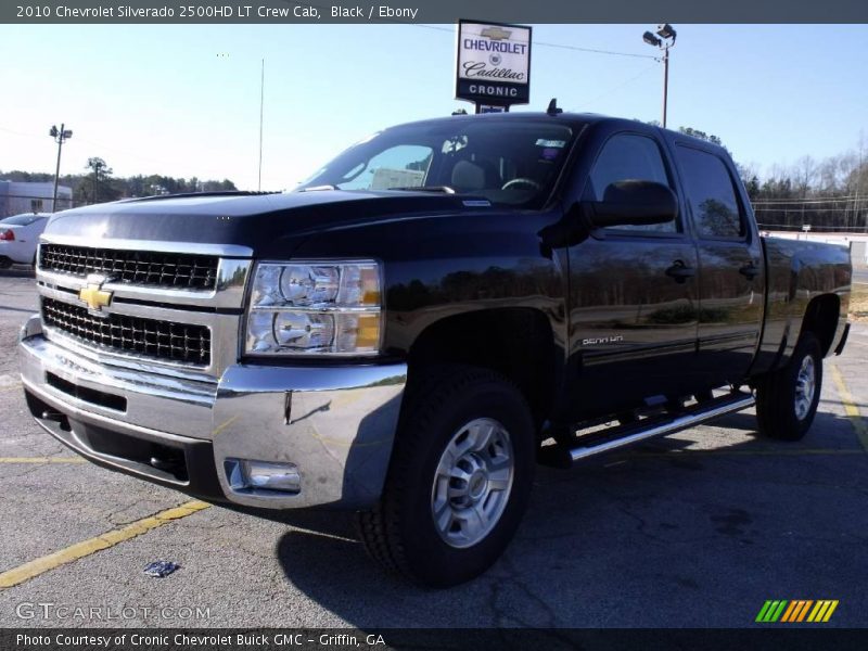 Black / Ebony 2010 Chevrolet Silverado 2500HD LT Crew Cab