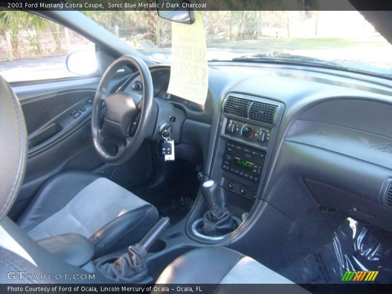 Sonic Blue Metallic / Dark Charcoal 2003 Ford Mustang Cobra Coupe