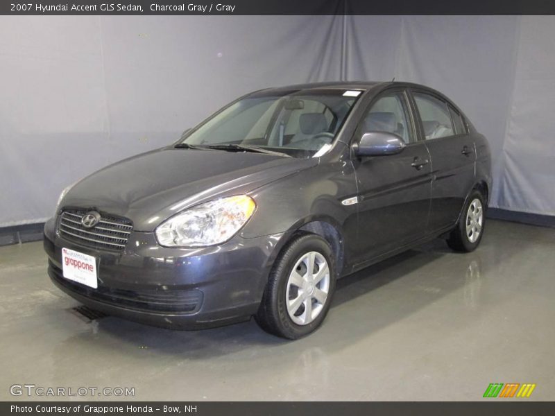 Charcoal Gray / Gray 2007 Hyundai Accent GLS Sedan