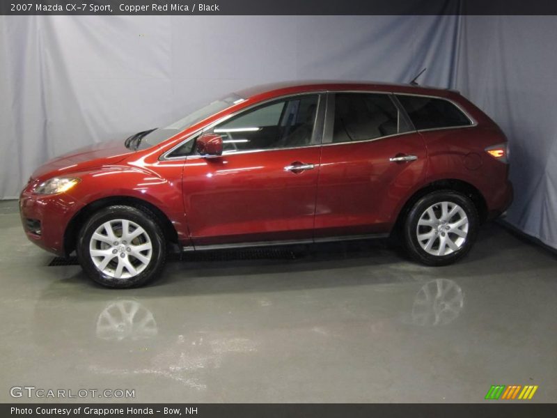 Copper Red Mica / Black 2007 Mazda CX-7 Sport