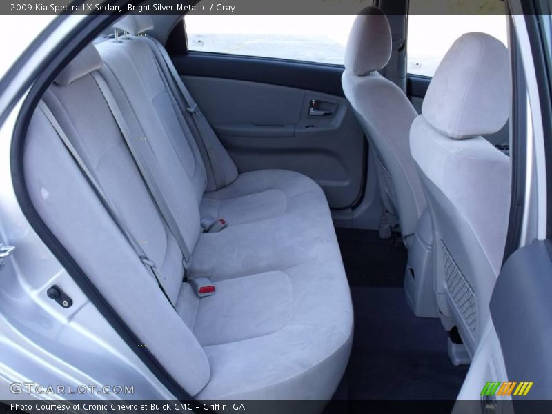 Bright Silver Metallic / Gray 2009 Kia Spectra LX Sedan