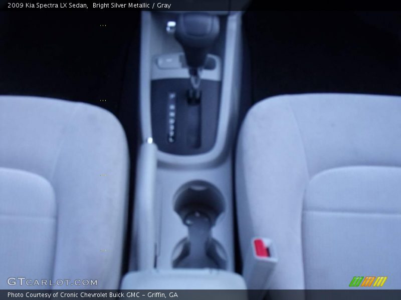 Bright Silver Metallic / Gray 2009 Kia Spectra LX Sedan
