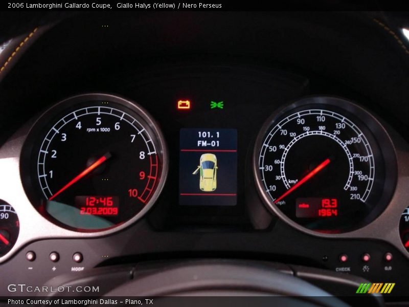 Giallo Halys (Yellow) / Nero Perseus 2006 Lamborghini Gallardo Coupe