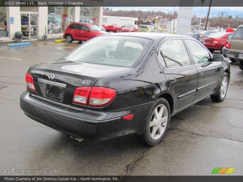 Black Obsidian / Graphite 2003 Infiniti I 35