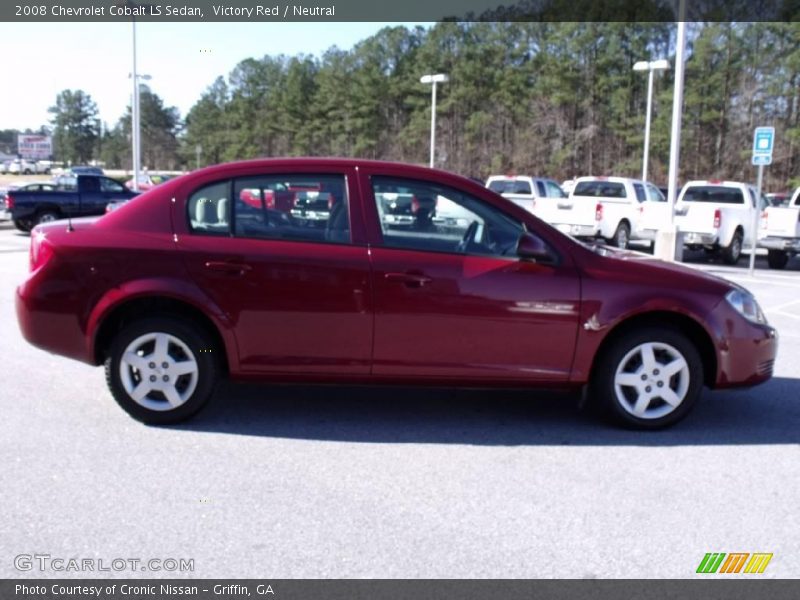 Victory Red / Neutral 2008 Chevrolet Cobalt LS Sedan