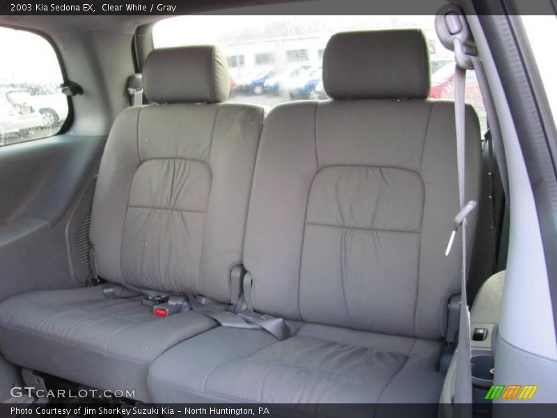 Clear White / Gray 2003 Kia Sedona EX
