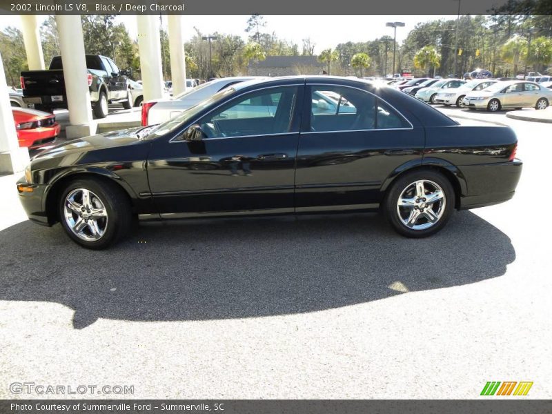 Black / Deep Charcoal 2002 Lincoln LS V8