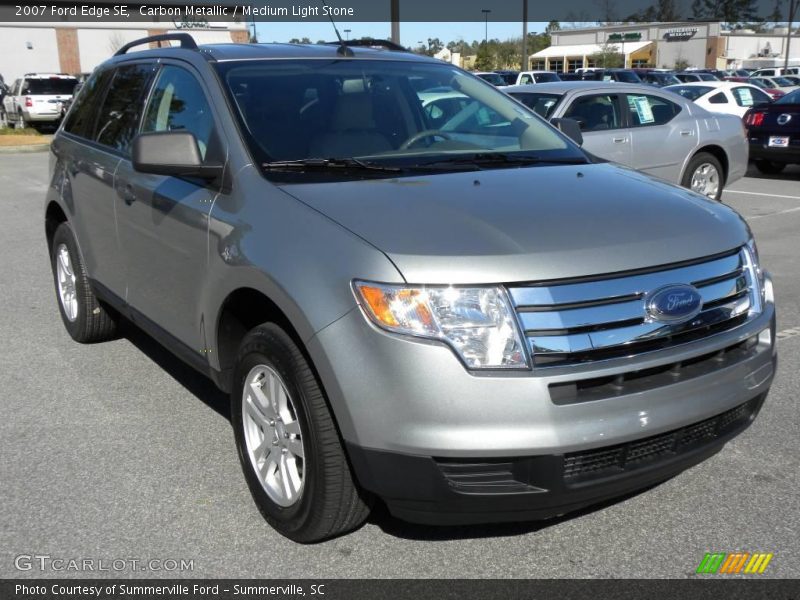 Carbon Metallic / Medium Light Stone 2007 Ford Edge SE