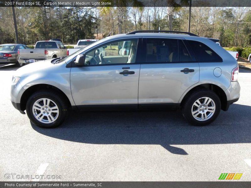 Carbon Metallic / Medium Light Stone 2007 Ford Edge SE