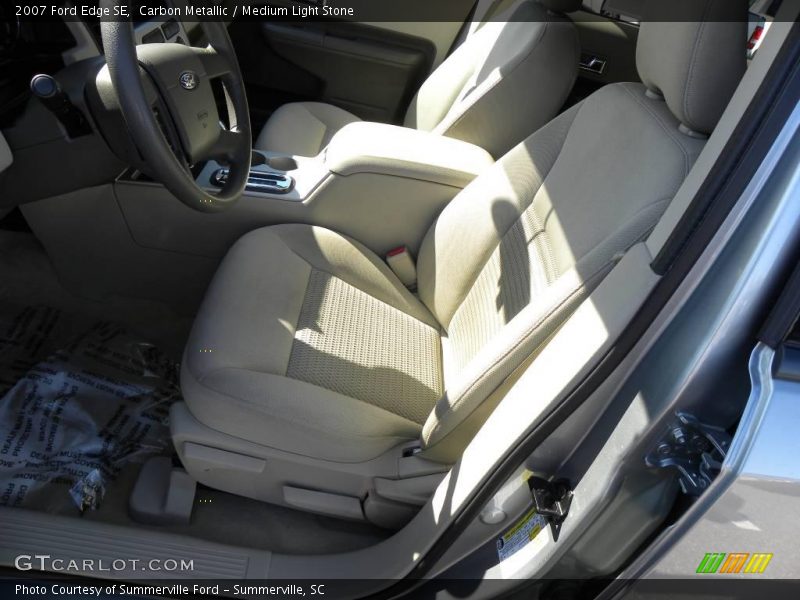 Carbon Metallic / Medium Light Stone 2007 Ford Edge SE