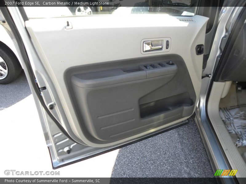 Carbon Metallic / Medium Light Stone 2007 Ford Edge SE