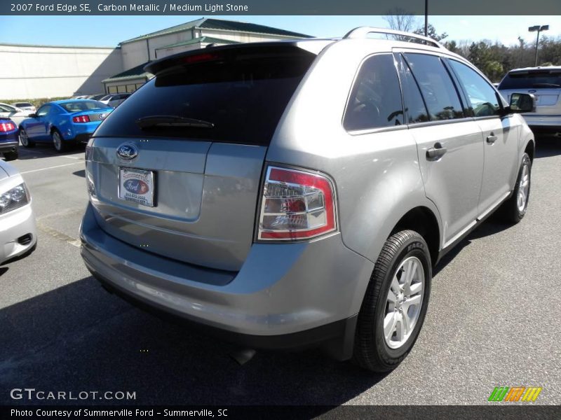 Carbon Metallic / Medium Light Stone 2007 Ford Edge SE
