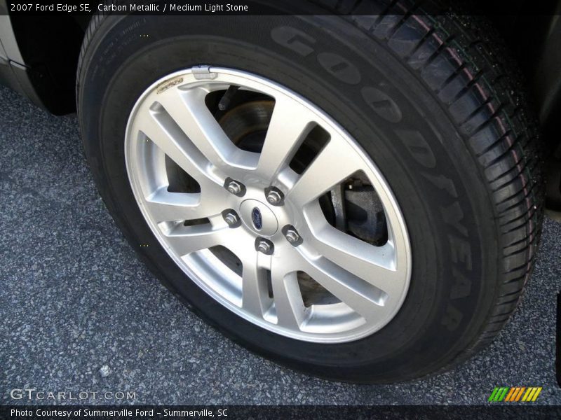 Carbon Metallic / Medium Light Stone 2007 Ford Edge SE