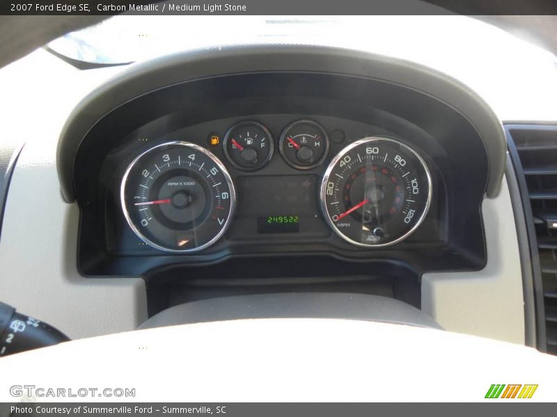 Carbon Metallic / Medium Light Stone 2007 Ford Edge SE