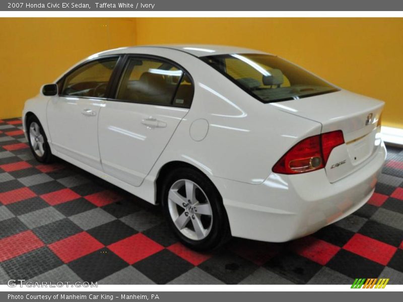 Taffeta White / Ivory 2007 Honda Civic EX Sedan