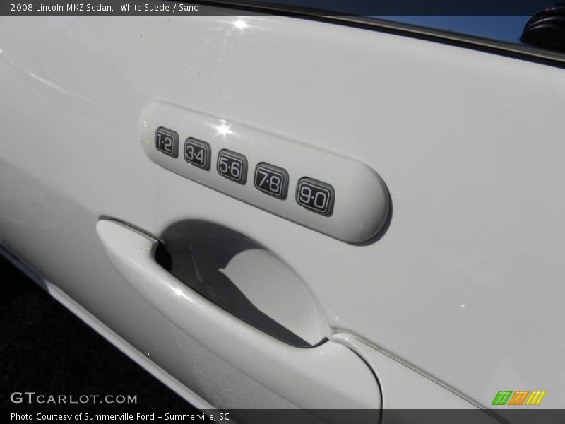 White Suede / Sand 2008 Lincoln MKZ Sedan