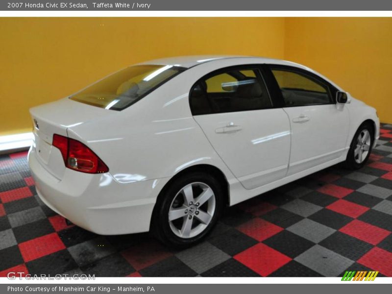 Taffeta White / Ivory 2007 Honda Civic EX Sedan