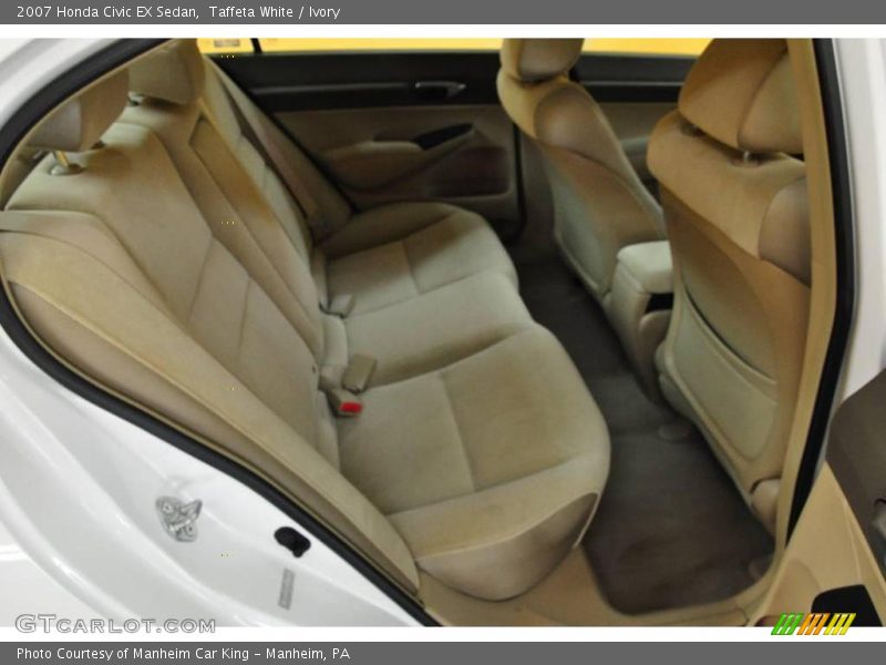 Taffeta White / Ivory 2007 Honda Civic EX Sedan