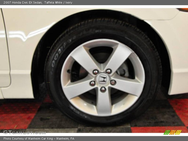 Taffeta White / Ivory 2007 Honda Civic EX Sedan