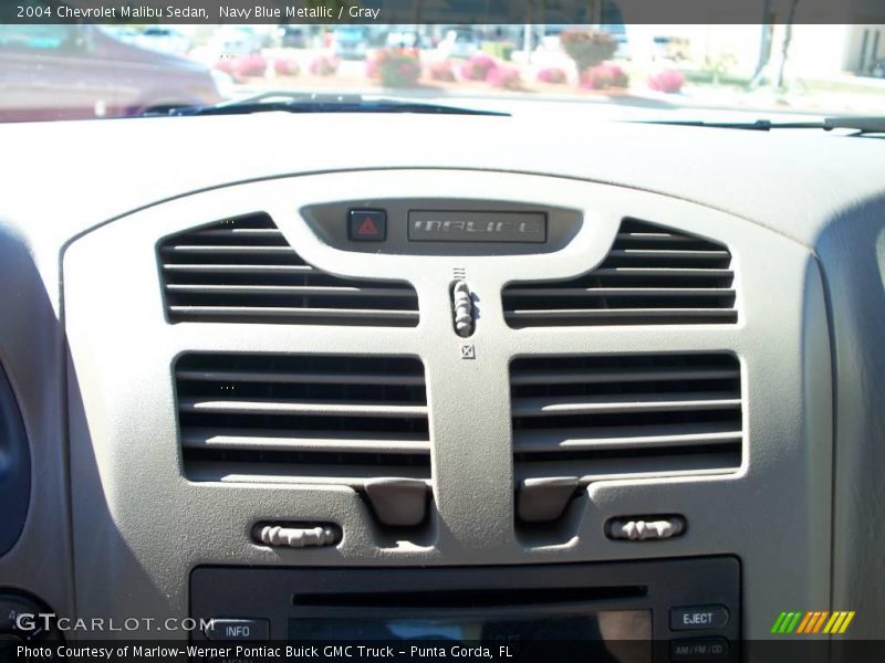 Navy Blue Metallic / Gray 2004 Chevrolet Malibu Sedan