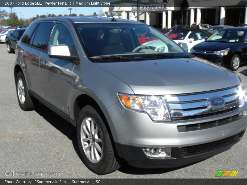 Pewter Metallic / Medium Light Stone 2007 Ford Edge SEL