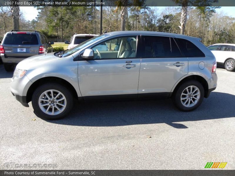 Pewter Metallic / Medium Light Stone 2007 Ford Edge SEL