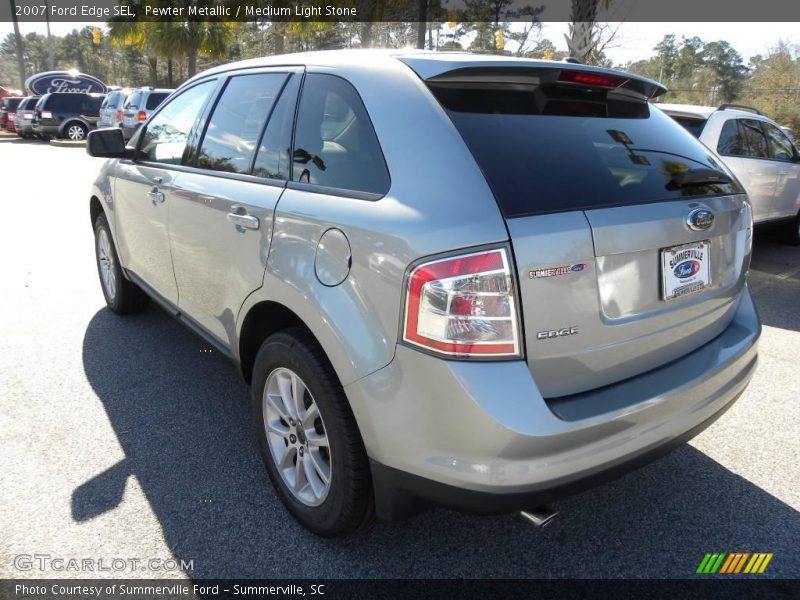 Pewter Metallic / Medium Light Stone 2007 Ford Edge SEL