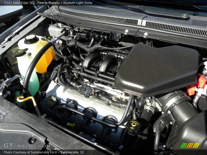 Pewter Metallic / Medium Light Stone 2007 Ford Edge SEL