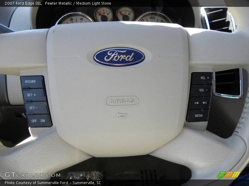 Pewter Metallic / Medium Light Stone 2007 Ford Edge SEL