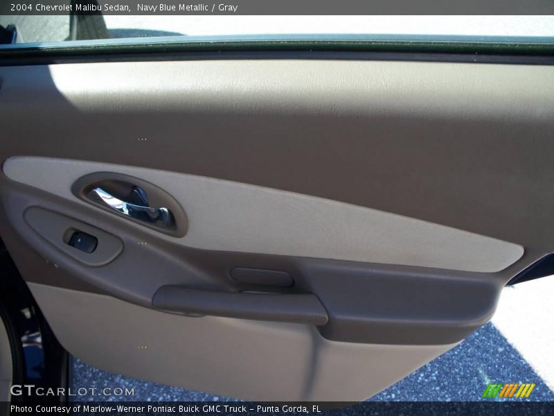 Navy Blue Metallic / Gray 2004 Chevrolet Malibu Sedan