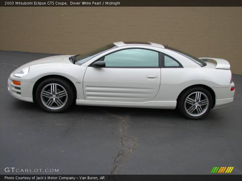 Dover White Pearl / Midnight 2003 Mitsubishi Eclipse GTS Coupe